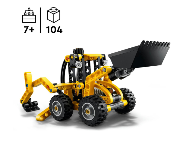 LEGO Technic 42197 Koparko-ładowarka - 1284087 - zdjęcie 3